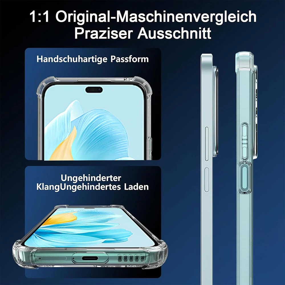 Custodia morbida in silicone trasparente antiurto per Honor 200 90 70 50 Lite Pro X9b X8b X7b X9a X8a X7a X7 X8 X9 X6 5g Cover posteriore ultra sottile_voghion.com