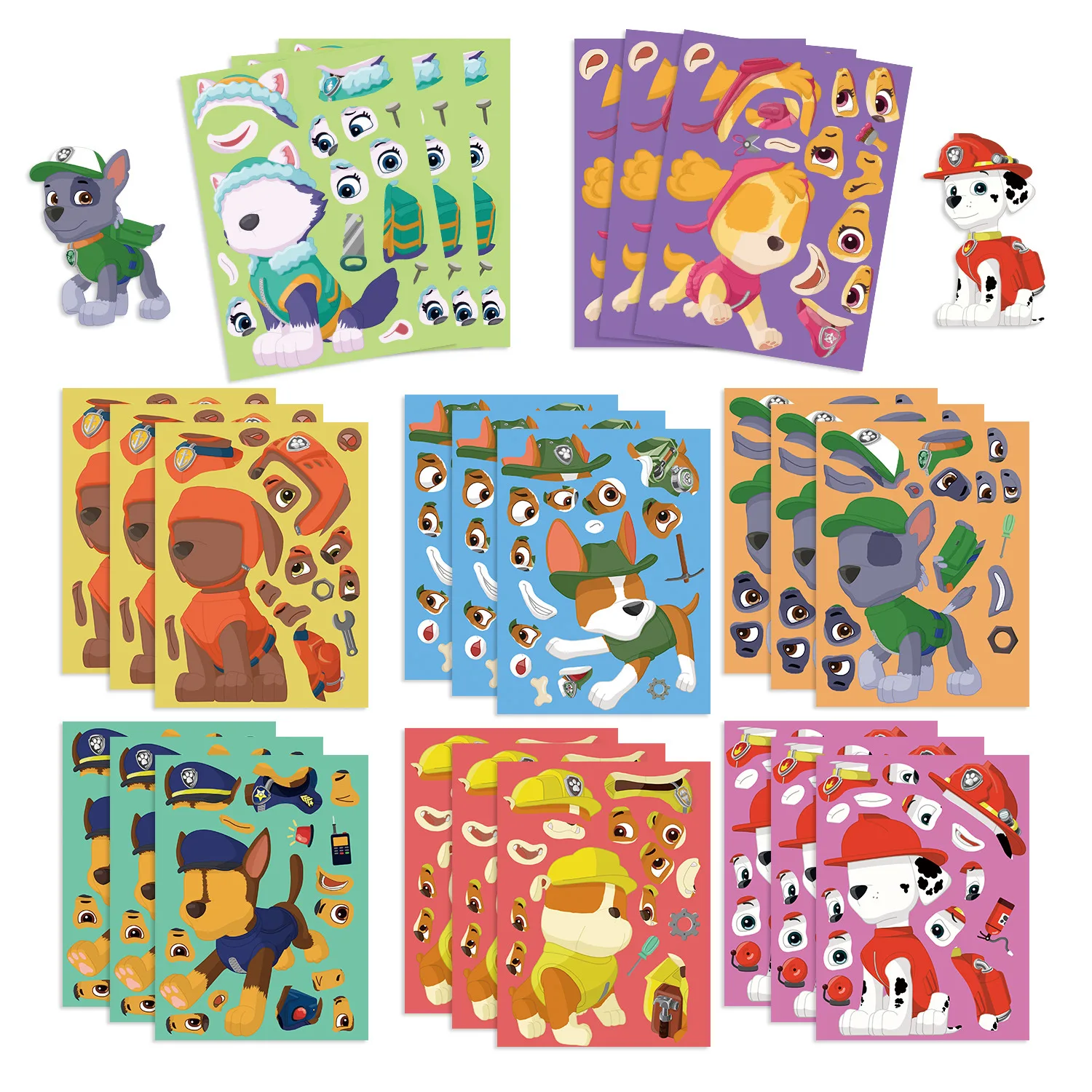 PAW Patrol Puzzle Stickers 8/16Sheets