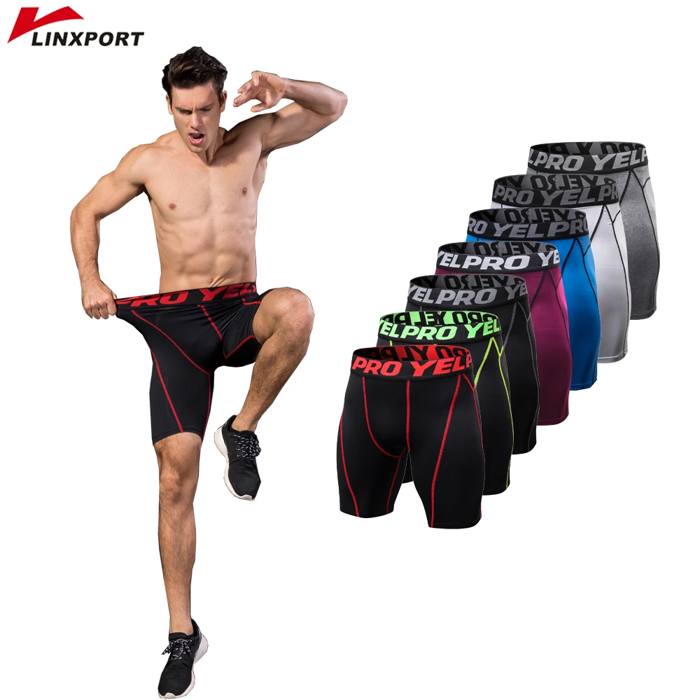 Running Shorts Bodybuilding Sweatpants for Men Dumbbells Underpants High Waist Leggings Male Compression Trousers ropa deportiva
