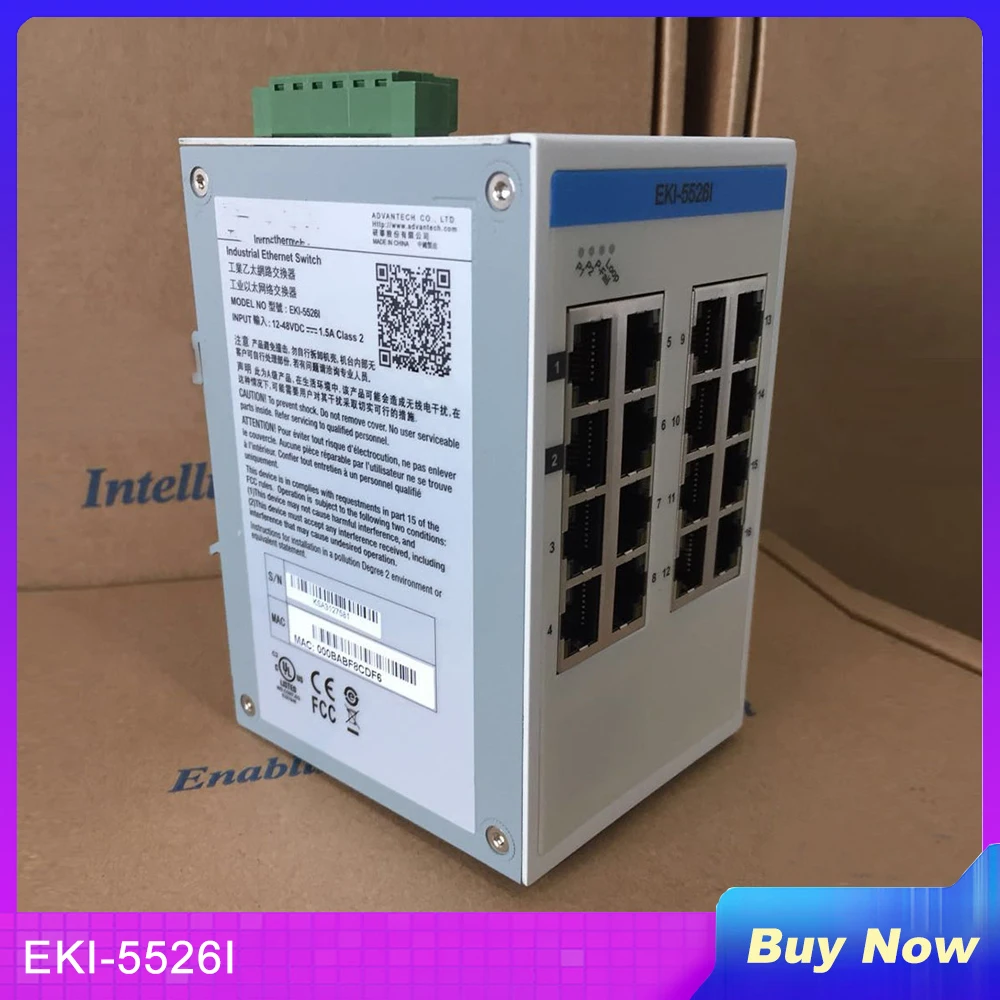 Per Advantech Eki-5526I-Ae 16 Porte Gigabit Configurazione Proview Switch Ethernet Industriale Eki-5526I