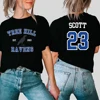 One Tree Hill T-shirt TREE HILL RAVENS Shirt Nathan Scott 23 North Carolina Tees Tric Shirts Tv Show OTH Merch 2 Side Print Tops 1