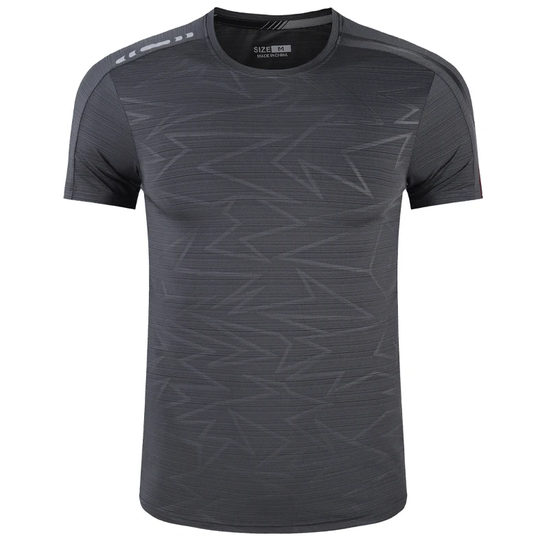 Jogging Short Sleeve Running Training Exercise Fashion Ultralight Tee Breathable Workout Tee Men Quick Dry Gym Print Shirts 3