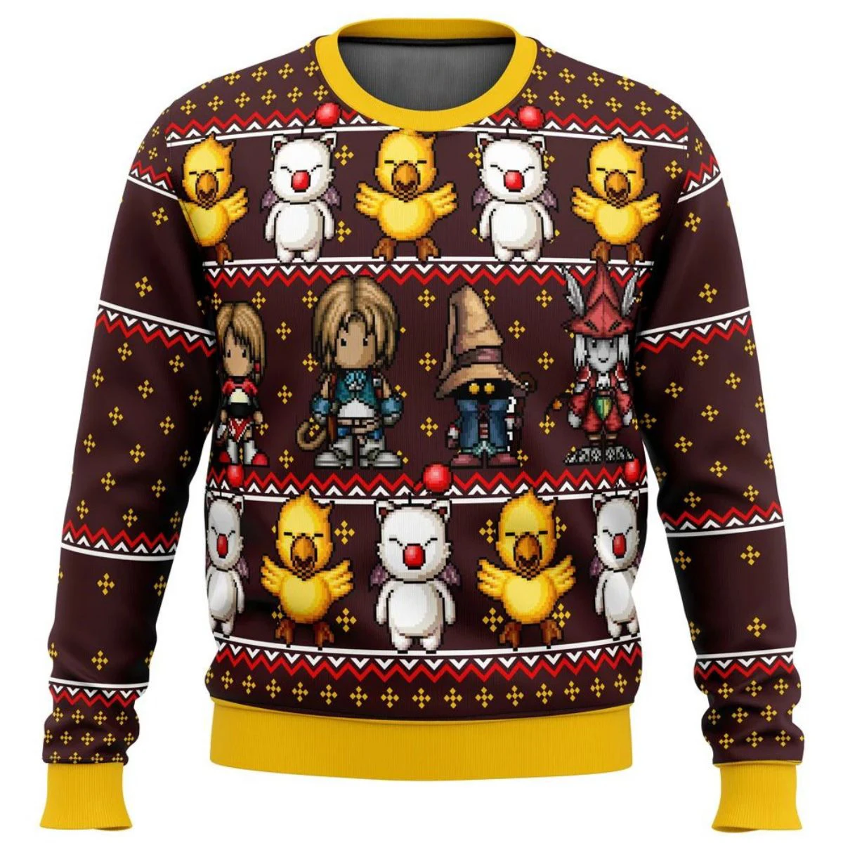 thumbnail image 1 of Suéteres clásicos de Final Fantasy para hombre, 8 suéteres navideños feos, suéteres de Papá Noel, suéteres y tops 3D, otoño e invierno c, 1 of 5