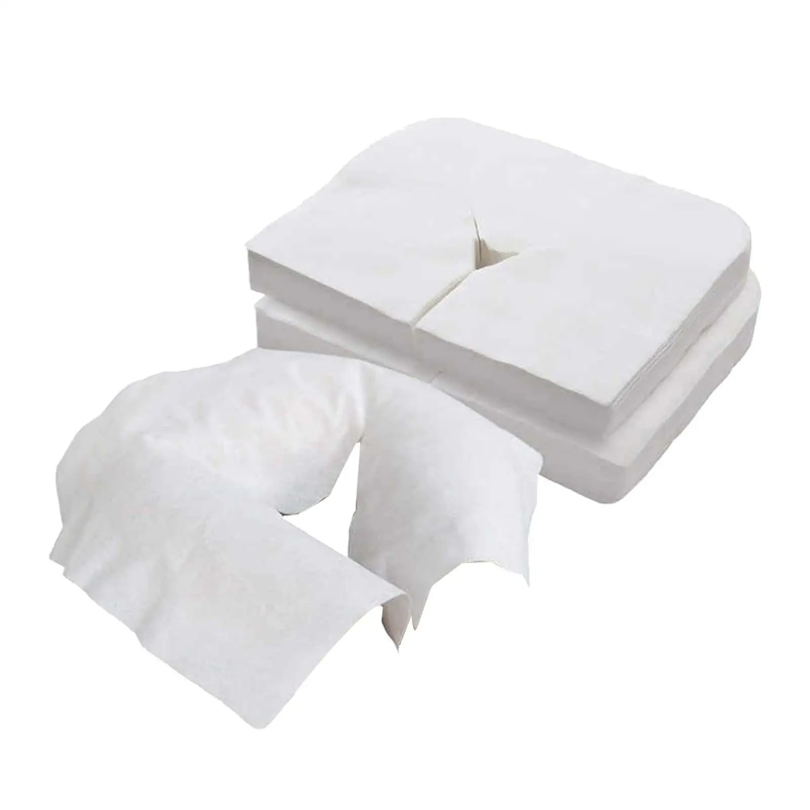 100 Pieces Disposable Pillow Cover for Chairs SPA Salon Bed Massage Tables