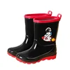 Anti-Slip Children's Rain Boots Unisex Kids Water Shoes Large Size Toddler Boys Girls Waterproof Booties Age 2-15 Kids Footwear