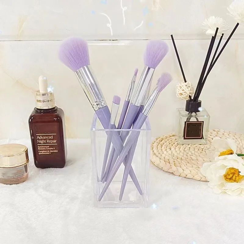 Acrylic Transparent Cosmetic Holder Makeup Brushes Tool Storage Box Case Make-up  Brush Holder Table Organizer Makeup Tool - AliExpress
