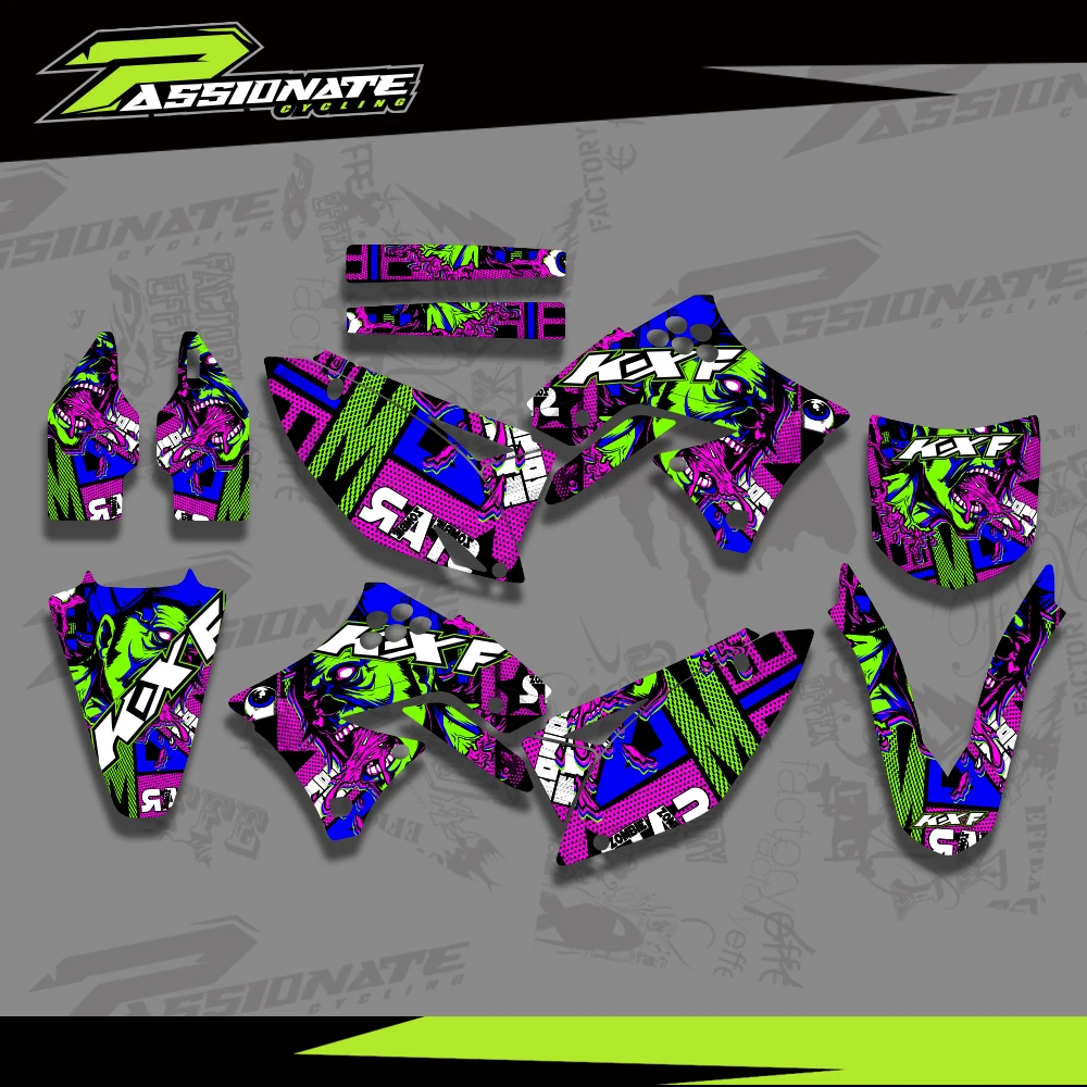 kit d'autocollants graphiques Dream 4 Yamaha Yzf 250 2014 - 2018 Yzf