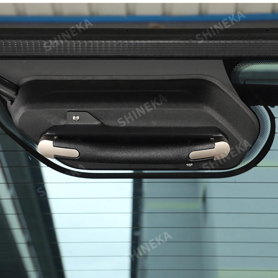 SHINEKA Auto-Heckklappen-Glasgriff für Jeep Wrangler JL 2018 2019 2020 2021 2022 2023 2024 Up Hintertür-Fenstergriff-Zubehör – Detail 7