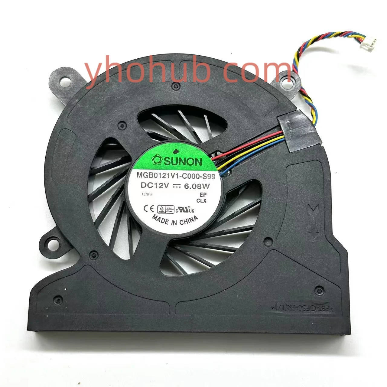 Sunon Mgb0121v1-c000-s99 dc 12v 6.08w Ventilador de Refrigeração do Servidor de Fios