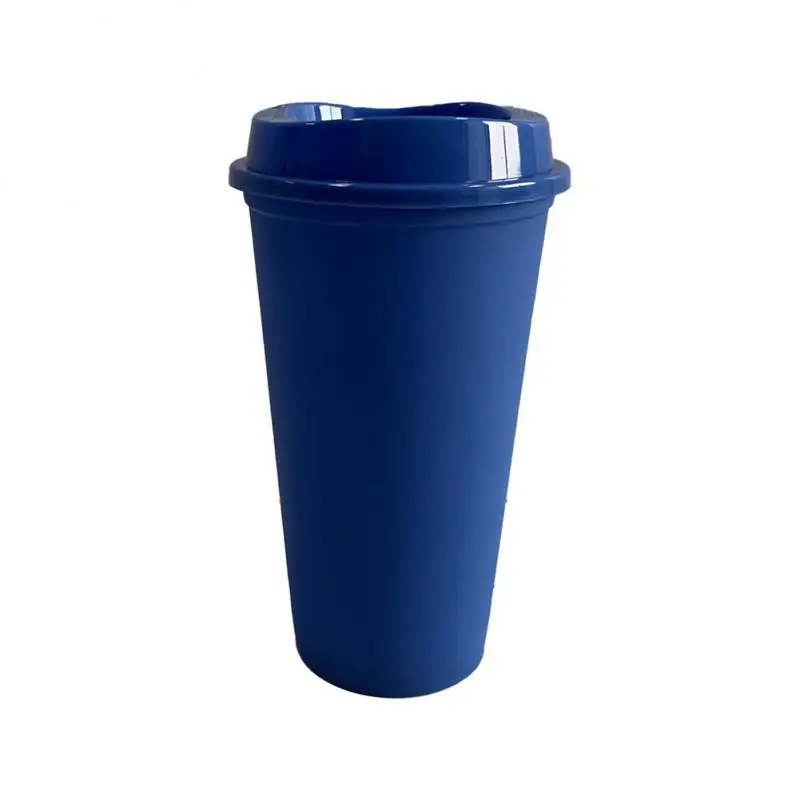 BPA free 473ml 480ml 500ml 16oz blank plain reusable plastic coffee cup  travel coffee mug hot cup hot drink cup to go