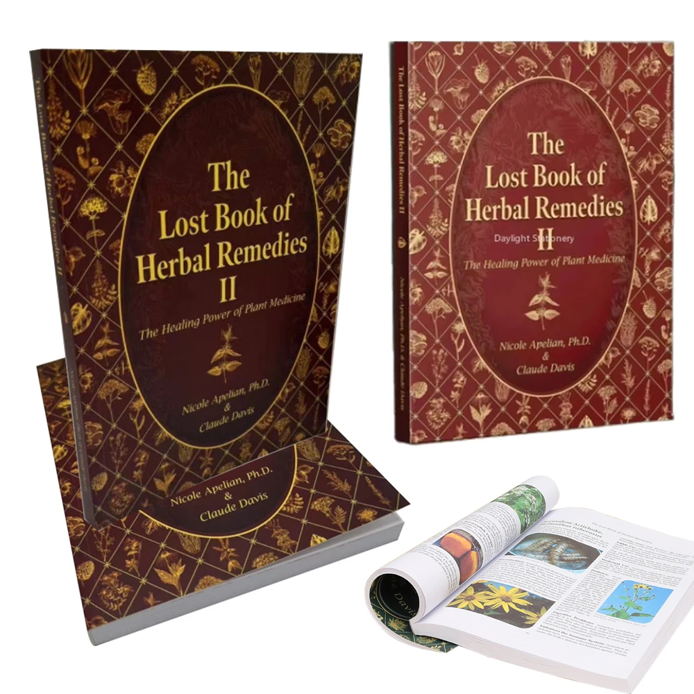 The Lost Book of Herbal II Protocols for Common Ailments Book English Paperback Colored Inner Pages