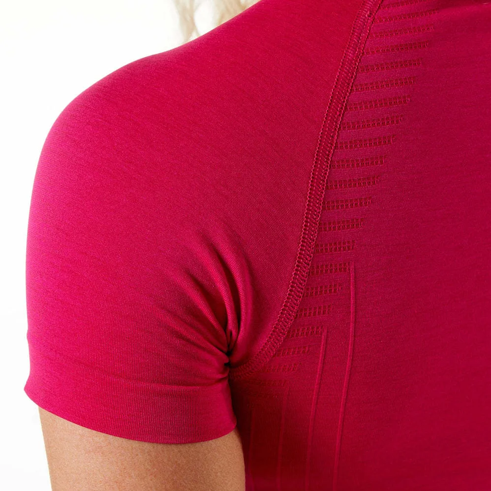 Seamless Yoga Shirt Women Fitness Short Sleeve Crop Top Workout Tops Gym Clothes Sportswear Cycling Running T-shirts