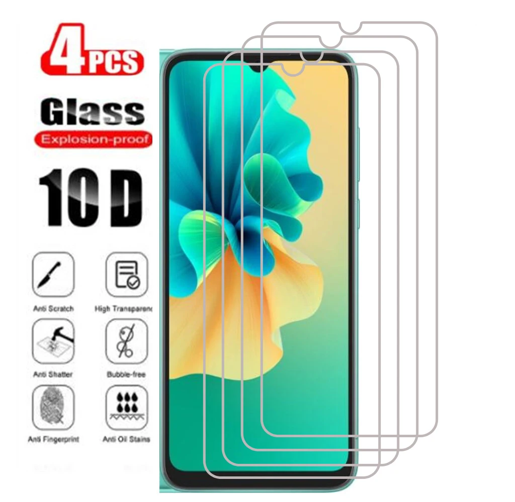

4PCS For Blackview A55 Pro Tempered Glass Protective ON Blackview A55 Pro Screen Protector Smart Phone Cover Film