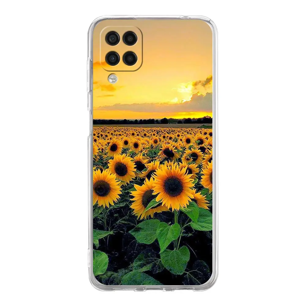 Sunflower Clear Soft Phone Case