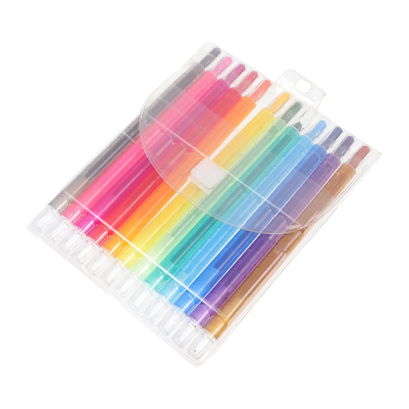 12Pcs 회전식 어린이 크레용 세트 12 색 어린이를위한 전체 밝은 안료 드로잉 크레용 미술 수업 그림 용품