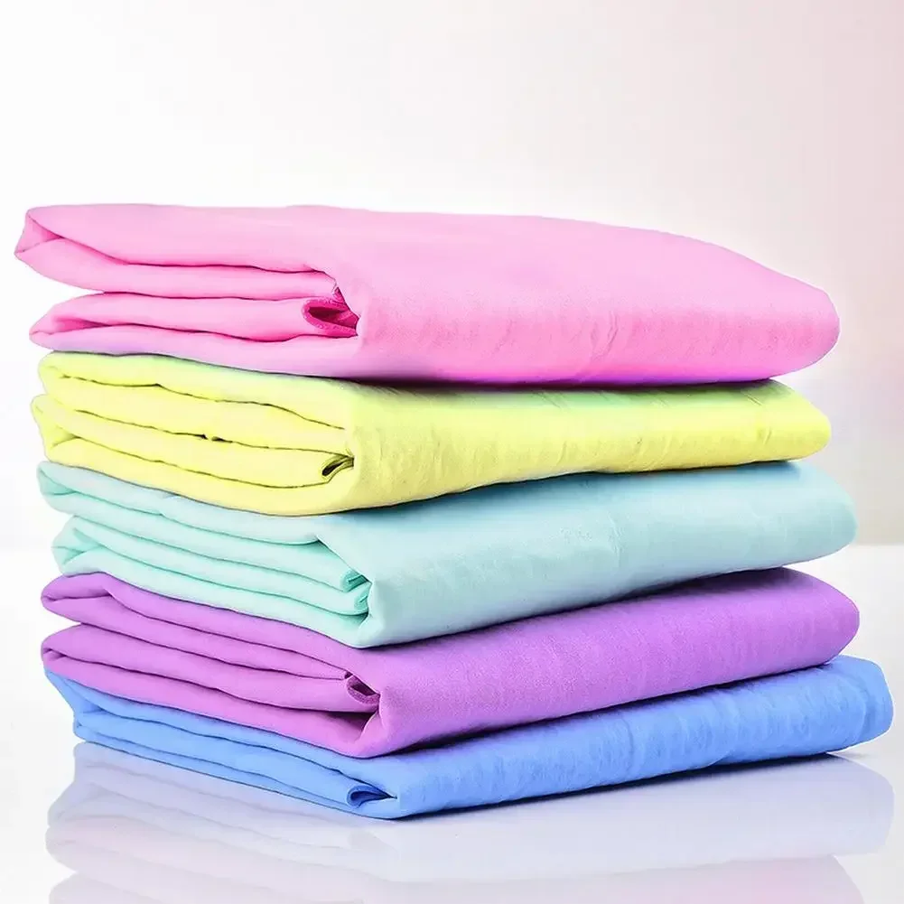 Chamois Synthétique PVA Vert Pour Lavage Auto - Taille 64x43cm, Absorbe 8x Son Poids, Sans Rayures, Réutilisable 100 Fois - 5