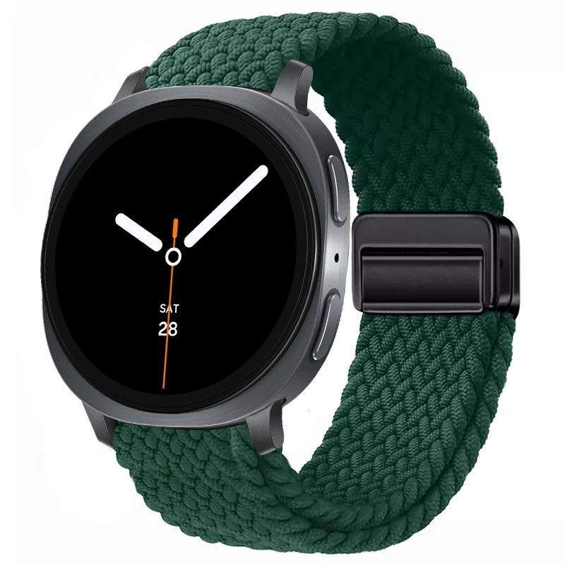 Braided Nylon Solo Loop Bracelet - Magnetic Sports Strap