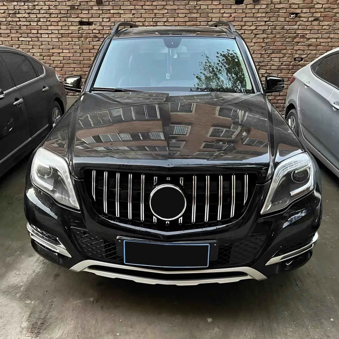 메르세데스 벤츠 GLK X204 GLK220 GLK300 2008-2015 스타즈 GT 스타일용 프론트 인렛 그릴 범퍼 그릴 중간 그리드 메쉬 튜닝 부품