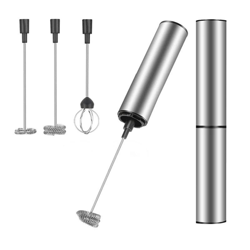 Milk Frother Handheld Coffee Frother Electric Whisk USB Rechargeable Foam Maker Bubbler Egg Beater for Hot Chocolate milk frother