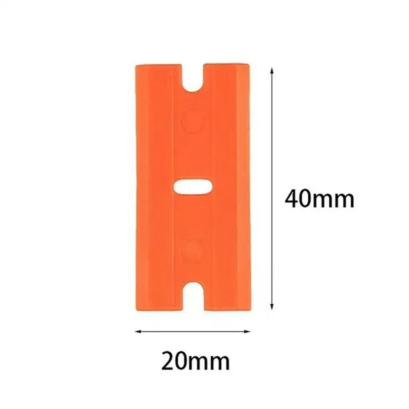 Razor 1PC Plastic Scraper Tool 10PCS Plastic Blades for Removing Glue, Sticker, Decals, Tint from Car Window and Glass