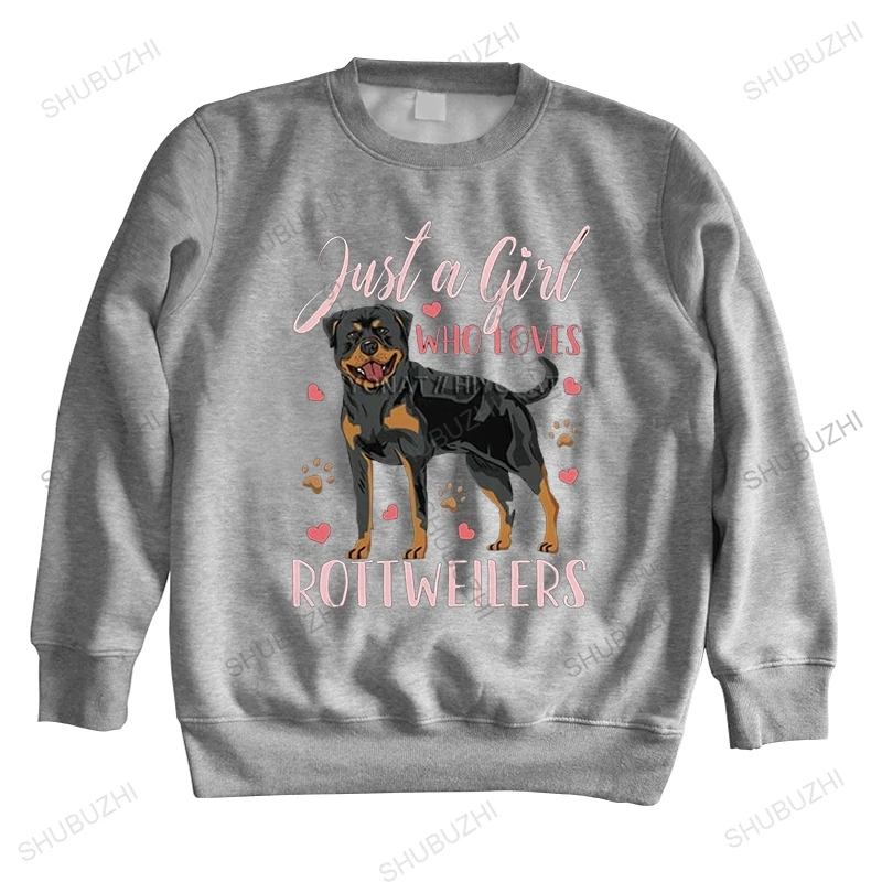 

Kawaii Rottweiler Dog sweatshirts for Men Cotton Fashion hoody long sleeve Metzgerhund Lover sweatshirt Tops Loose Fit Clothing