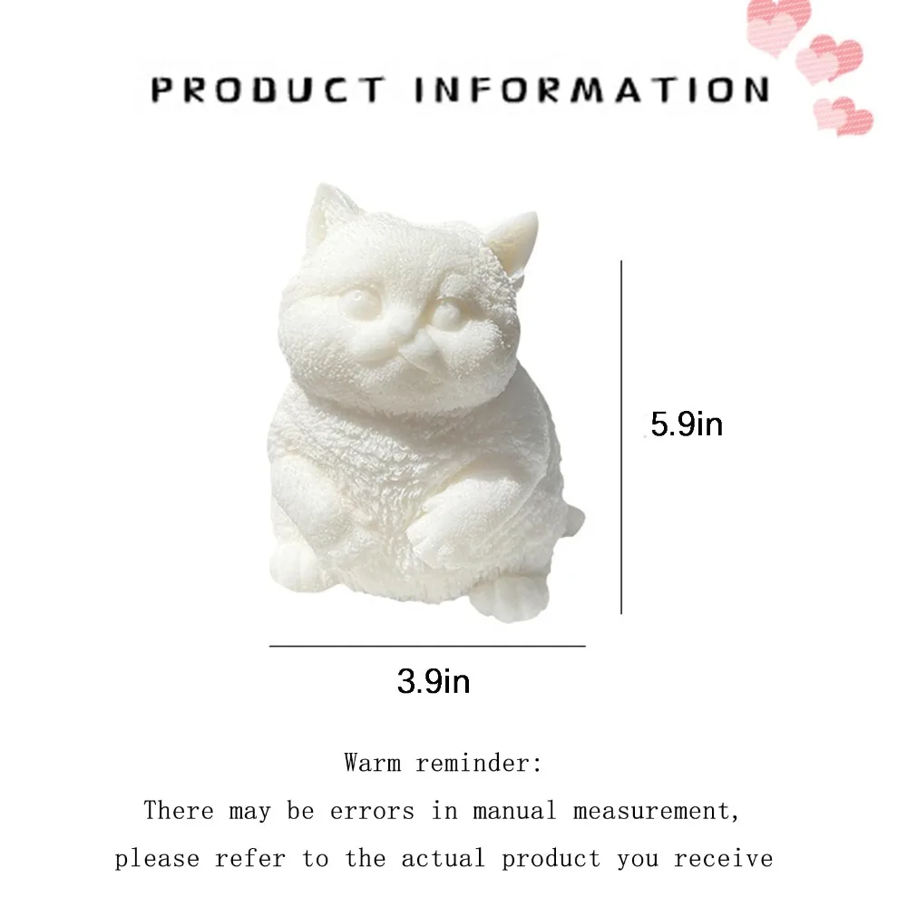 Cute Squishy Relief Squeeze Cat Toys Big Silicone Cat Squishy Fidget Relief Stress Toy With Flocking Surface Anxiety Relaxation 6
