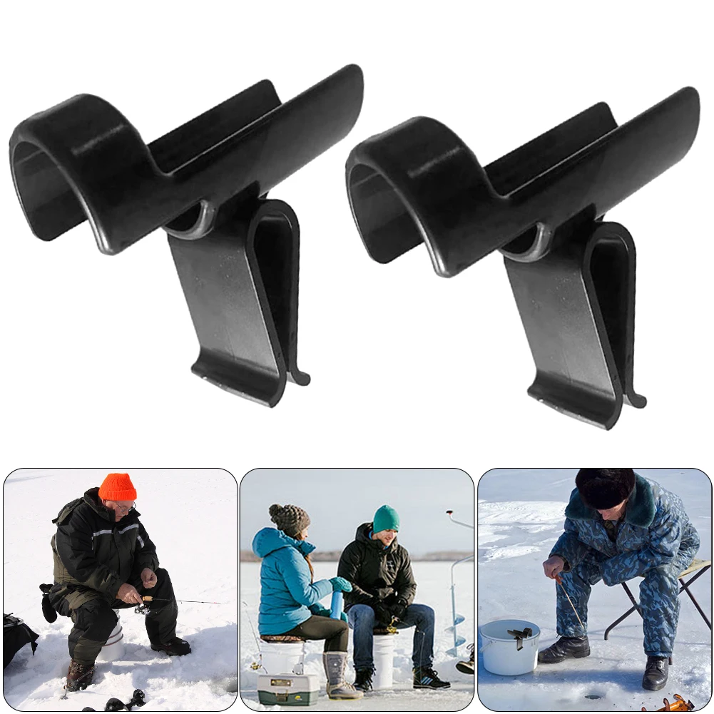 2 Pcs Fishing Rod Rack Fishing Rod Storage Rack Holder Multifunctional Fishing Pole Holder  Ice Fishing Pole Rod Racks
