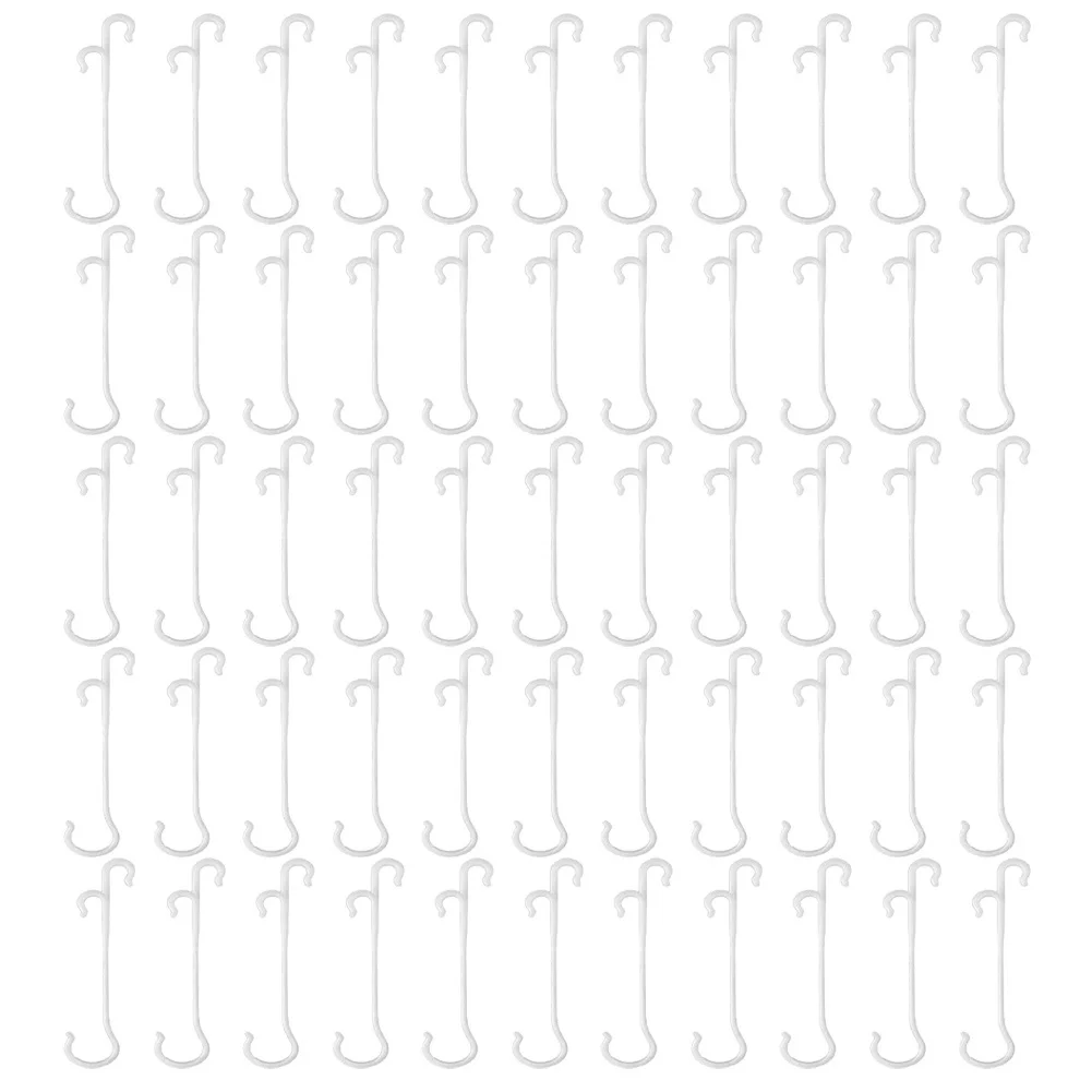 

50/100Pcs 13CM Tomato Support J Hooks Plant Support Vegetable Clips To Prevent Tomatoes Fruit Cluster From Pinching Or Falling