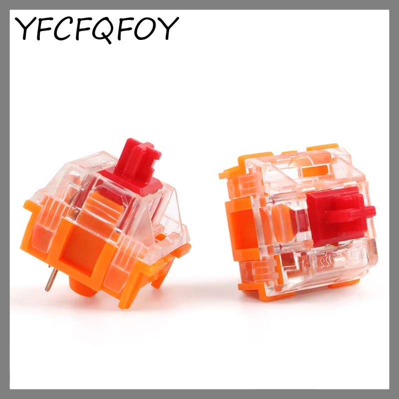 

TTC Gold Red Switch V3 Linear Tactile Axis For Mechanical Keyboard 3Pin Customize DIY Gamer Switch