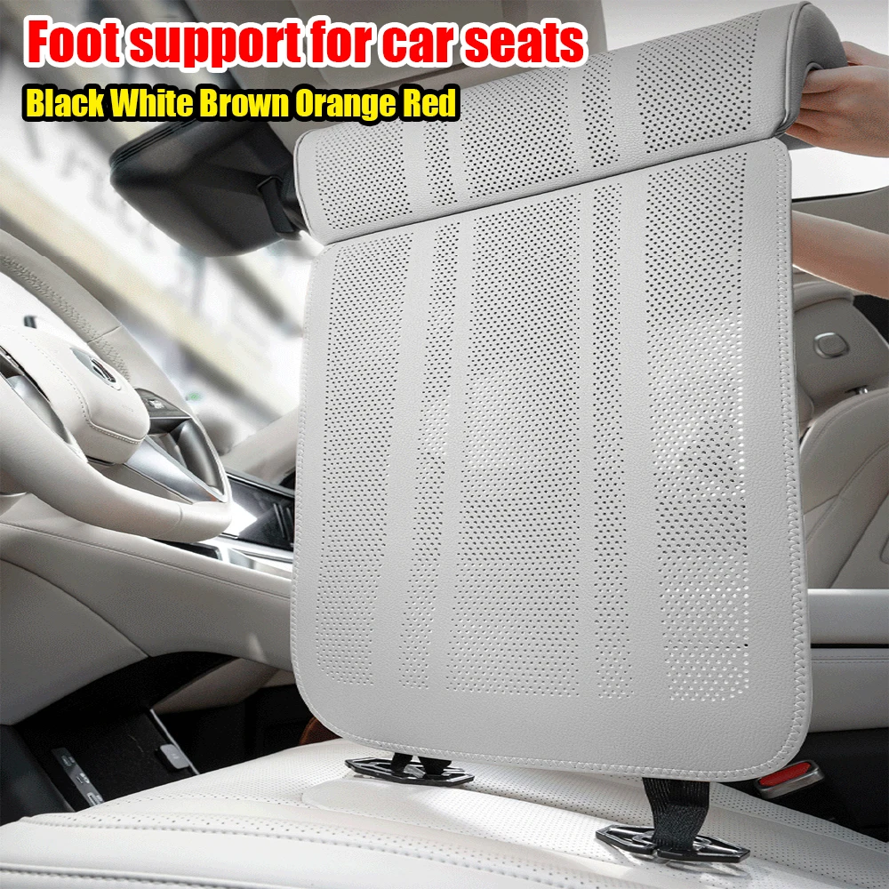 다리 지지대가 있는 자동차 시트 쿠션, 범용 시트 보호 커버, 확장형 다리 받침 패드, 피로 완화, 자동차 액세서리