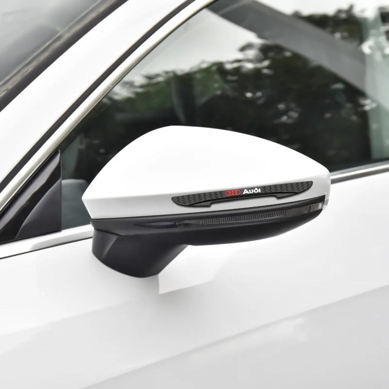 4Pcs Car Logo Anti-Collision Strip Door Bumper Protector Stickers