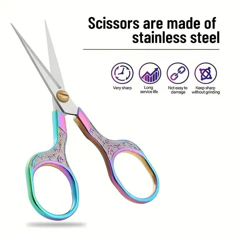 Stainless Steel Vintage Scissors Sewing Fabric Cutter Embroidery Scissors Tailor Scissor Thread Scissor Tools for Sewing Shears sewing scissors