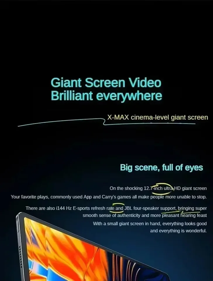 グローバルROM 新型 Lenovo Xiaoxin Pad Pro 2025 12.7インチ 10200mAh