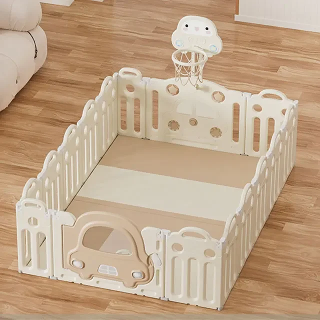 Children's Indoor Playground Equipment Fun Plastic Playpen for Kids' Play Area Safety First!