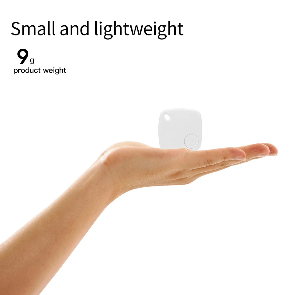 Mini Smart Tag Bluetooth GPS Tracker Locator Anti-lost Alarm for Key Wallet Bag Luggage Pet Finder Works with Apple Find My