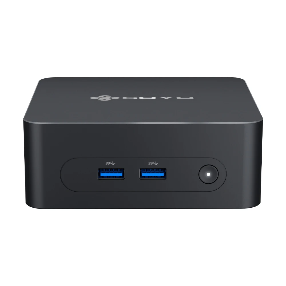 SOYO M2 PLUS 2  Mini PC Intel Alder Lake N100 Windows 11 Pro MiniPC 16GB DDR4  512GB PCIe M.2 SSD WiFi 5 BT5.0 Desktop Computer 2