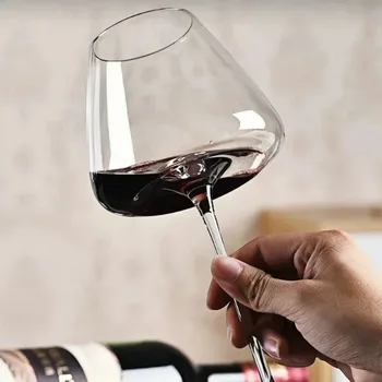 Crystal Burgundy Wine Glasses 1