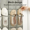 28/24/16 Pockets Wardrobe Hanging Bag Socks Bra Underwear Hanger Shoe Organizer Rack Over the Door Fabric Closet Organizer 3