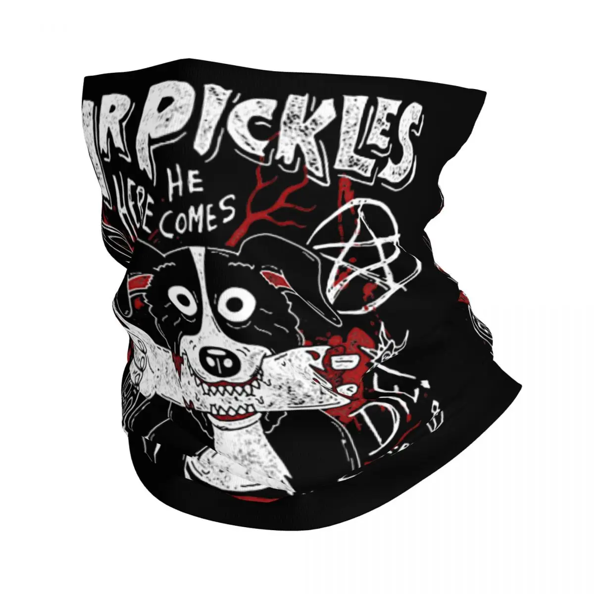 

Бандана Mr Pickles, Шейная гетра с принтом, для зрелых, для ТВ, собак, сатана, шарф-накидка, Теплый головной убор для мужчин, женщин, мужчин, для взрослых, моющийся