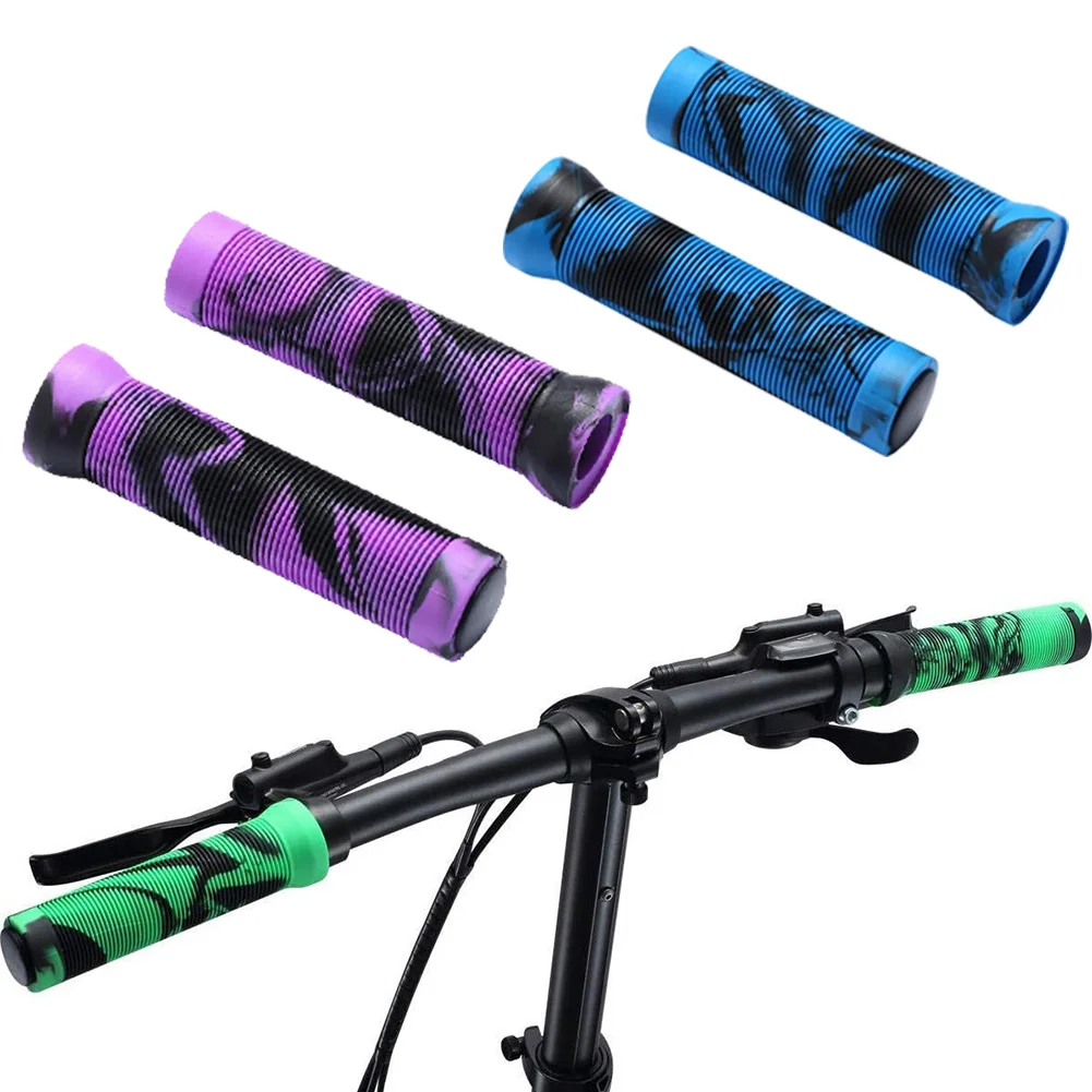 Soft Shock-Absorbing MTB Bike Handlebar Grips - Versatile All-Terrain Bicycle Handle Covers