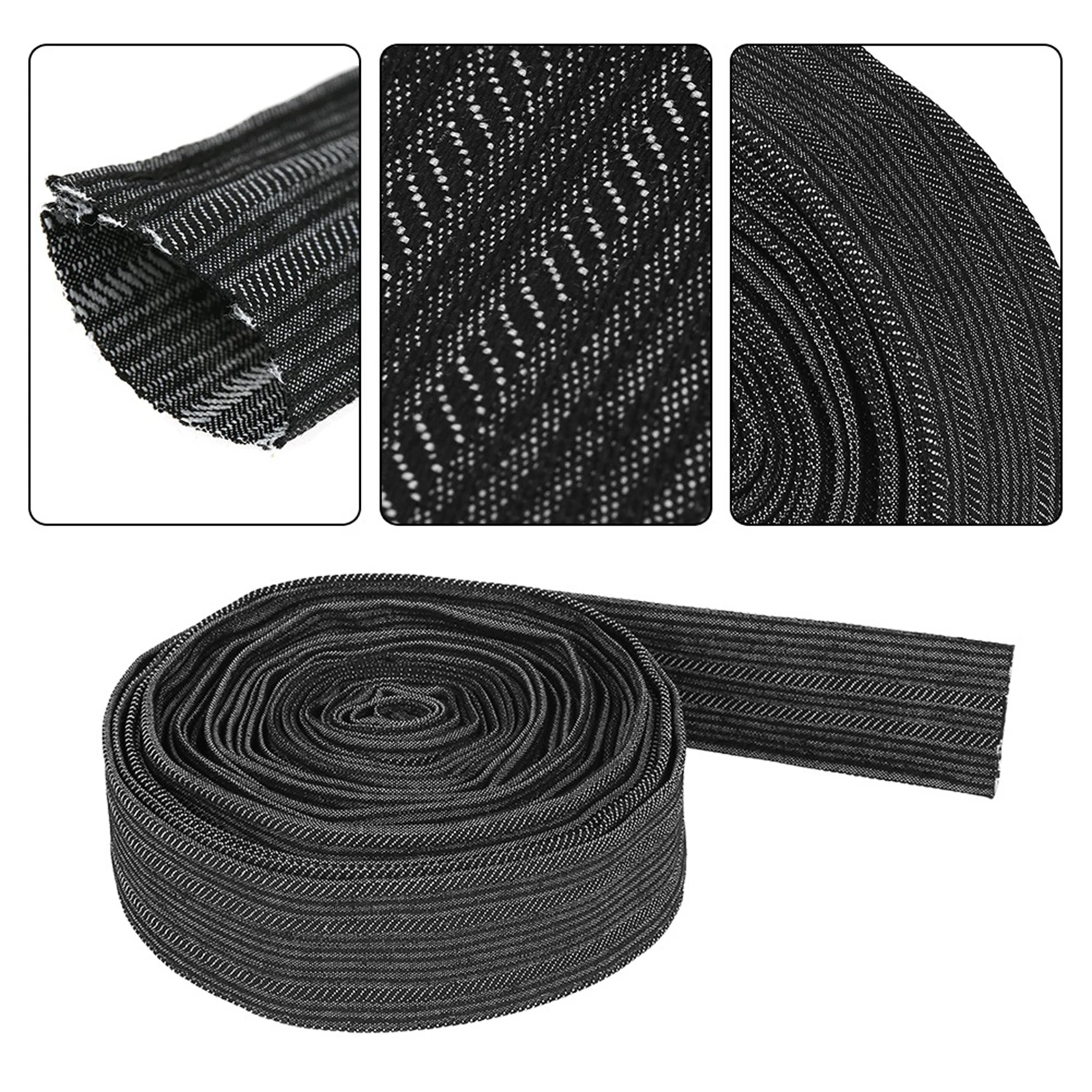 Copricavo Per Torcia Saldatura TIG Con Cerniera – In Denim Resistente Al Calore – 2 Pollici X 13,1 Piedi (4 Metri) - 5