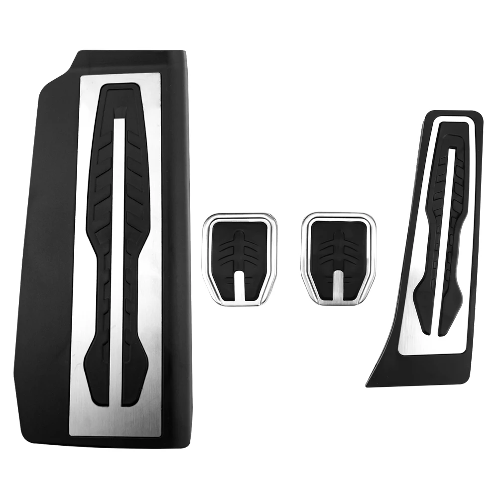Car Pedals Pedal Cover Accessories for BMW 7 Series 740i 750i 750Li G11 G12 LHD Gas Fuel Brake Pedal Non-Slip Foot Rest Pad