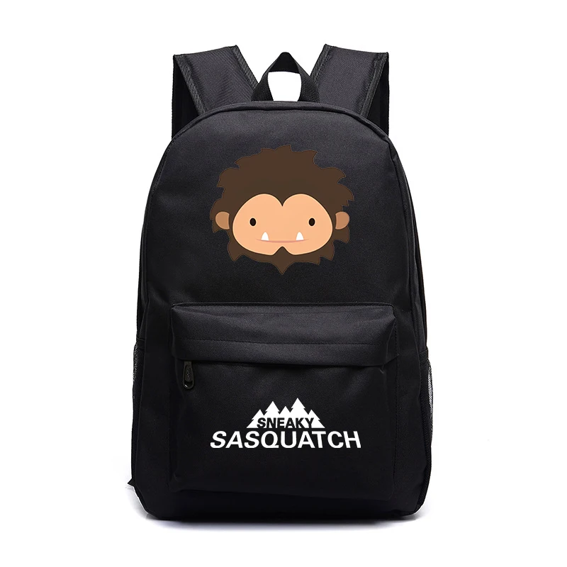

Молодежный студенческий рюкзак с принтом с большой головой sneaky sasquatch, повседневная детская школьная сумка, уличная дорожная сумка