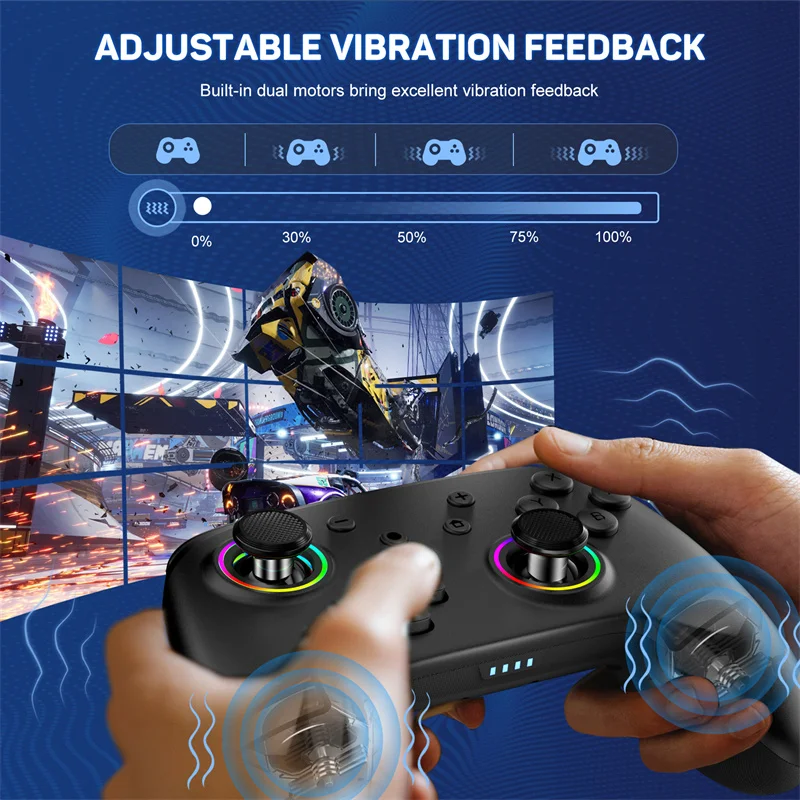 NEW KS32 Wireless For Switch Controller For Nintendo Switch Pro Controller Joystick Wake-up Function Adjustable Turbo Motion