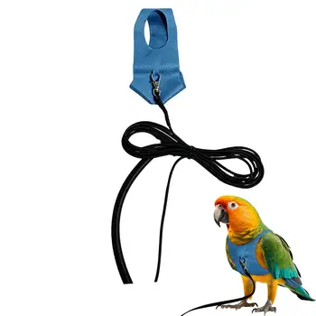 Imbracatura per Uccelli, Cinghie di Trazione per Pappagalli, Kit Corda per Addestramento al Volo, per Amanti degli Animali, Addestratori, Passeggiate, Giardino, Parco, Visite al Veterinario