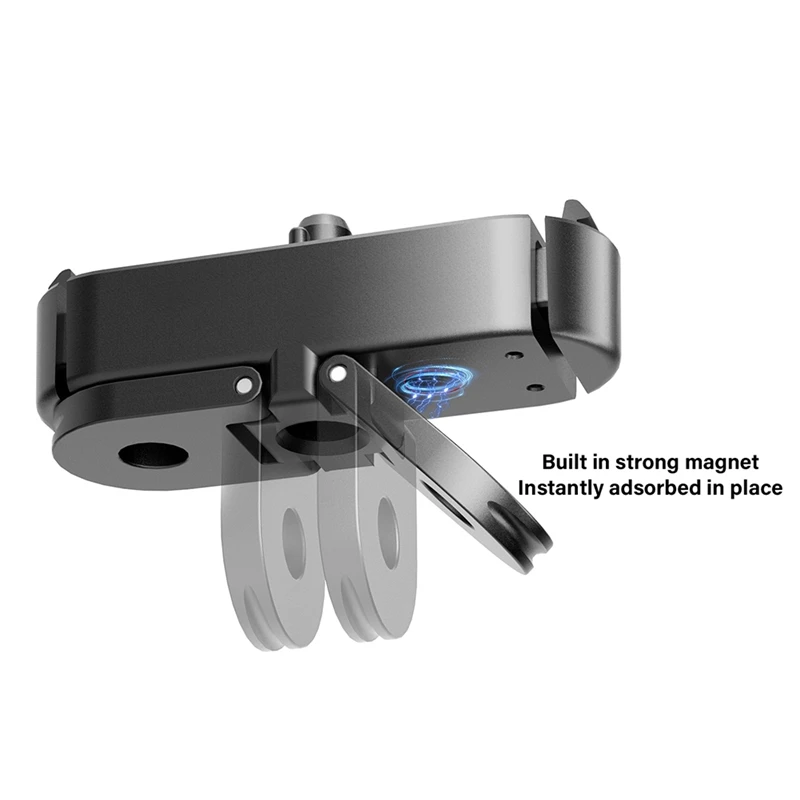 ABHS-Magnetic Adapter Mount For Gopro Hero 13 Black Foldable Quick Release Mount Base Camera Tripod Adapter Accessories