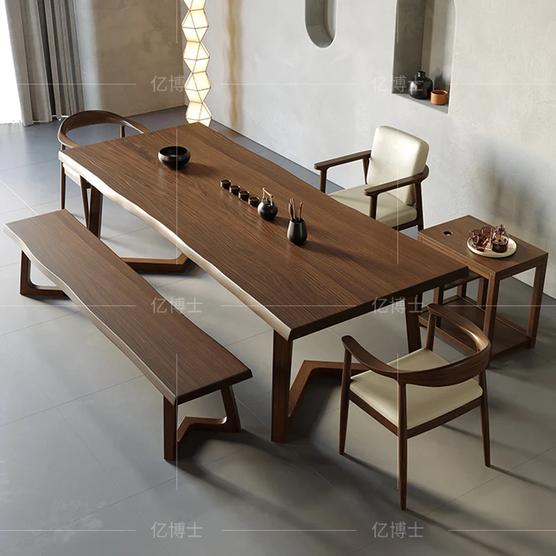 Lounge Dining Room Sets Modern Large Luxury Complete Wooden Kitchen Table Chairs Set Juegos De Comedor Livingroom Furniture