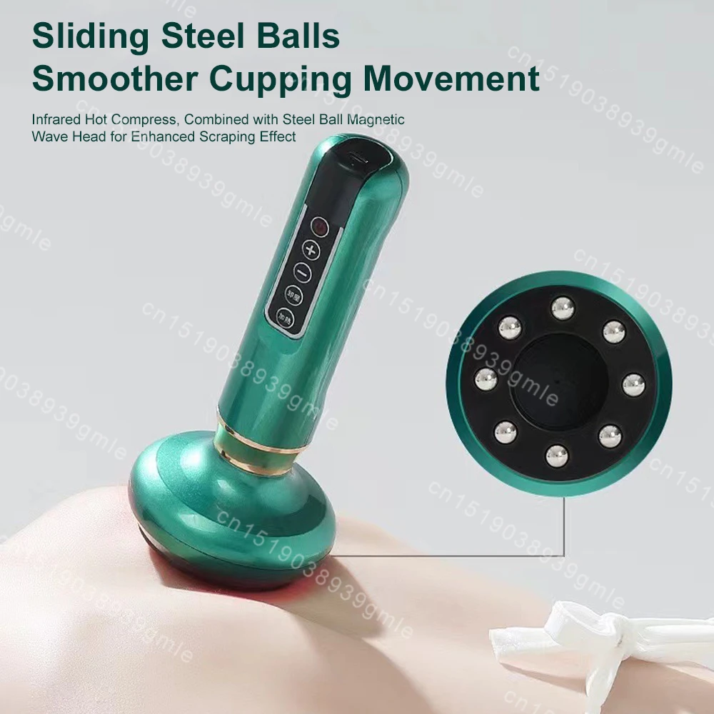 Electric Massager Guasha Anti Cellulite Vacuum Suction Cup Therapy Set Beauty Massager Glass Jars Cupping Vacuum Slimming Guasha