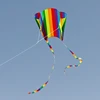 Kids Interactive Long Tile Rainbow Parafoil Flying Kite Educational for Play for Creative Outdoor Toy Best Gift for Outd 5