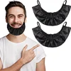 Men Beard Turban Beard Bandanas Beard Cover Facial Bib Caps Adjustable Facial Beards Protection Rag Hair Shaping Apron Men Gifts 2